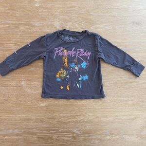 Rowdy Sprout Prince Purple Rain Graphic Long Sleeve Vintage Tee